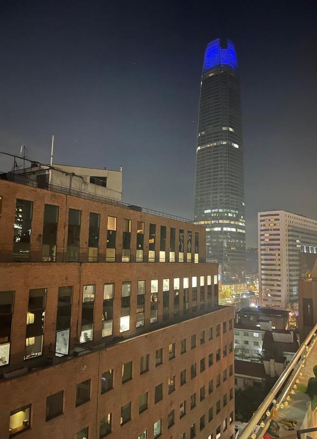 Apartament Condo Amueblado, Encomenderos 200 El Golf, Las Condes Santiago Con Vista Al Costanera Center Kültér fotó